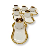 TEASET WHITE-GOLD / BLACK-GOLD TEASET WHITE-GOLD / BLACK-GOLD
