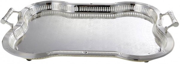 Bavary | Servierplatte | Silber | Aus Metall | 504