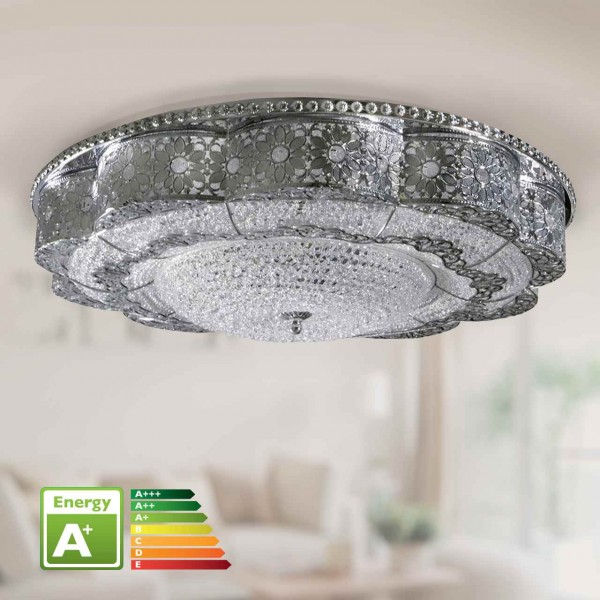 Bavary LED-Deckenleuchte Ø 58cm Chrome | BY2106-58O