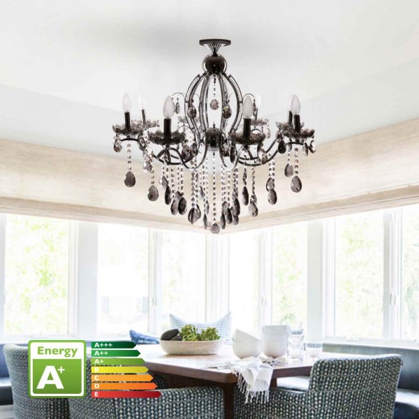 Bayimpex 113 cm 6 kollu Led Avize | Krom | 1347-8L