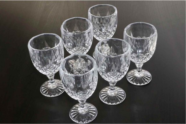 Bavary Diamond 6|12 Parça Su Bardağı Kadeh Seti | 270ml